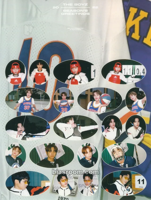 THE BOYZ 2022 SEASON'S GREETINGS [ATHLETE CLUB] K-pop photocard
