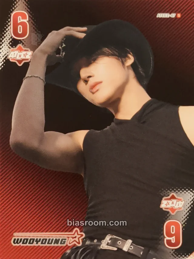 Wooyoung ATEEZ MIIMCA × ATEEZ K-pop photocard