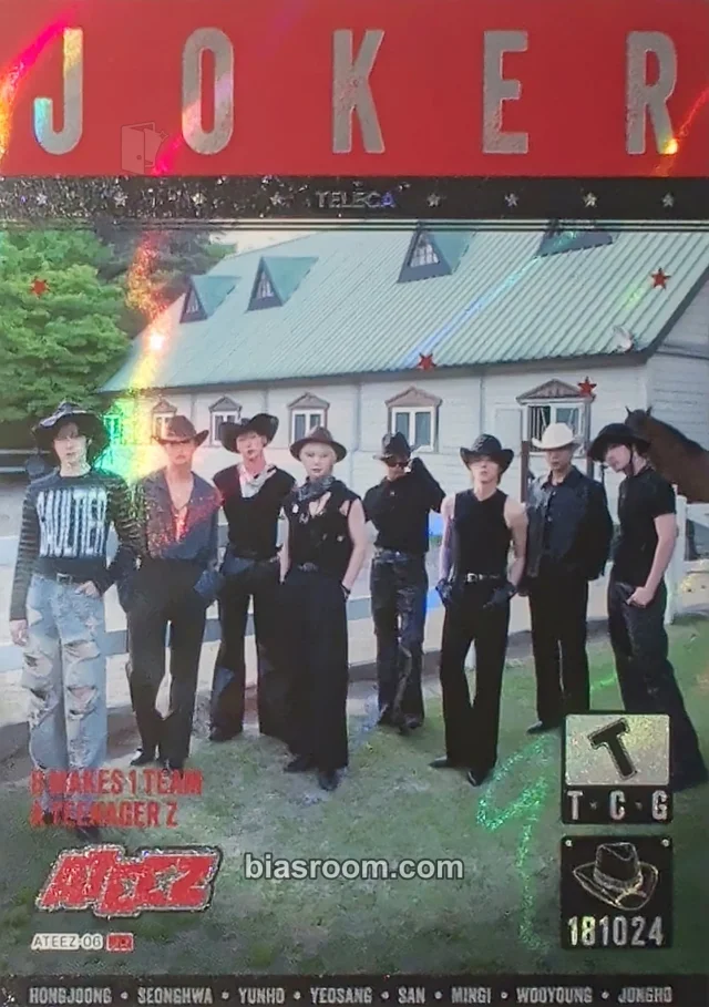 ATEEZ MIIMCA × ATEEZ K-pop photocard
