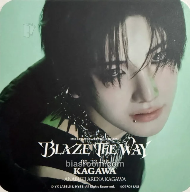 Yuma &TEAM 2026 &TEAM CONCERT TOUR 'BLAZE THE WAY' K-pop photocard
