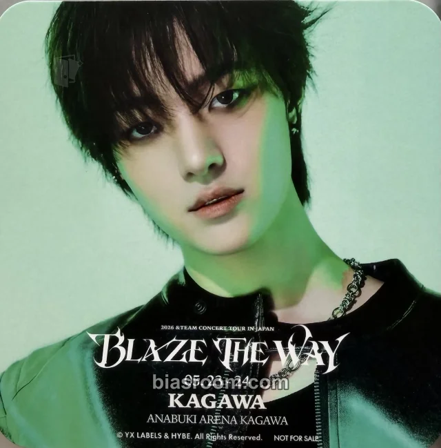 EJ &TEAM 2026 &TEAM CONCERT TOUR 'BLAZE THE WAY' K-pop photocard