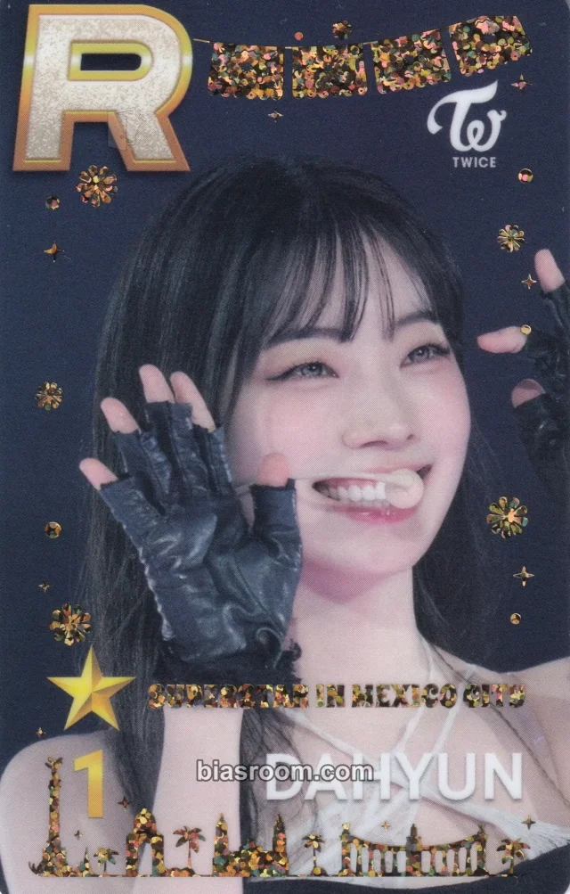 Dahyun TWICE SuperStar JYPNATION K-pop photocard