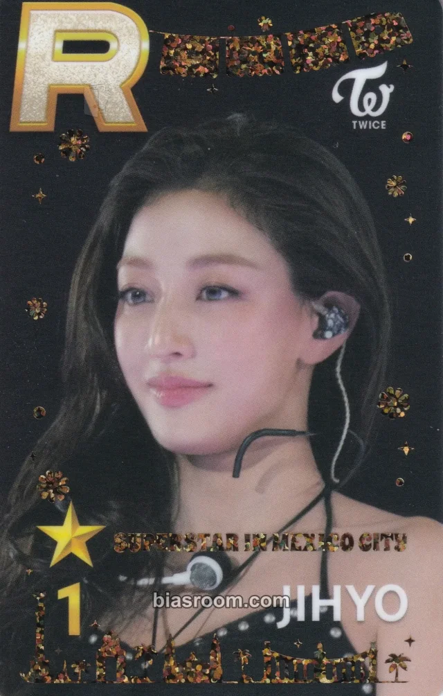 Jihyo TWICE SuperStar JYPNATION K-pop photocard