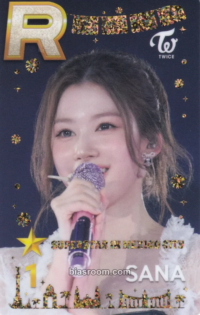 Sana TWICE SuperStar JYPNATION K-pop photocard