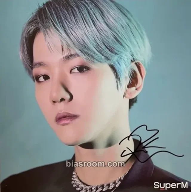 Baekhyun SuperM Super OneのK-popフォトカード