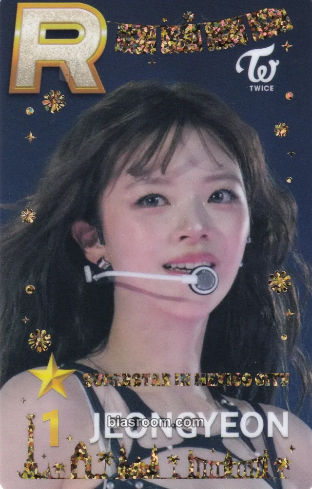 Jeongyeon TWICE SuperStar JYPNATION K-pop photocard