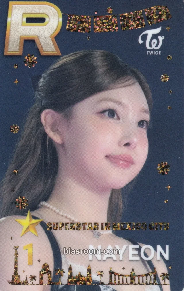 Nayeon TWICE SuperStar JYPNATION K-pop Photocard