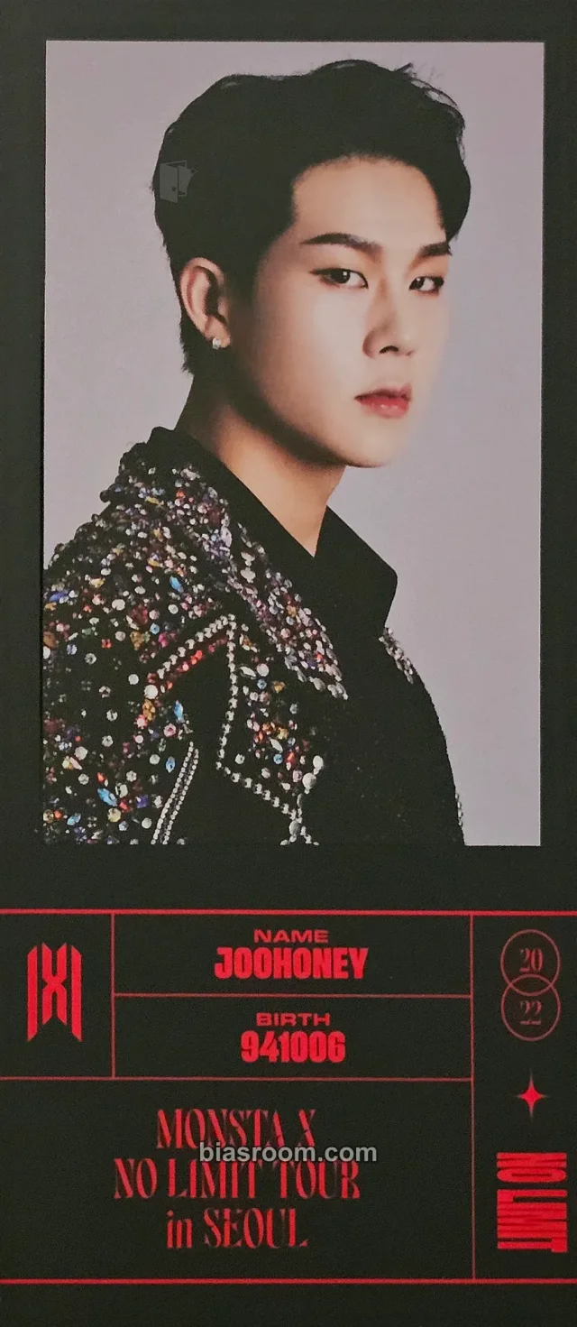 Joohoney MONSTA X 2022 <NO LIMIT> TOUR IN SEOUL DVD / Blu-ray / KiT K-pop photocard