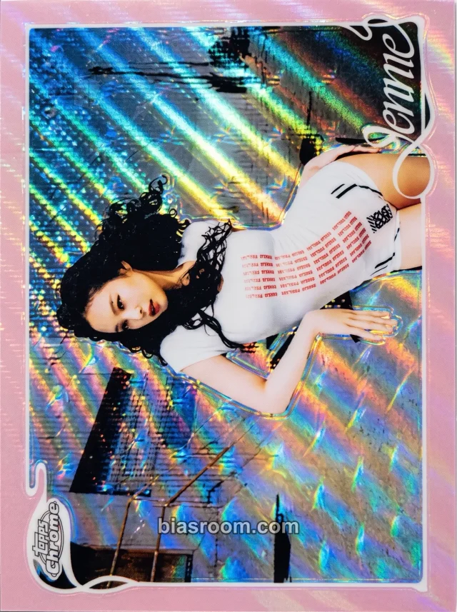 Jennie BLACKPINK 2026 Topps Chrome® x Jennie K-pop photocard