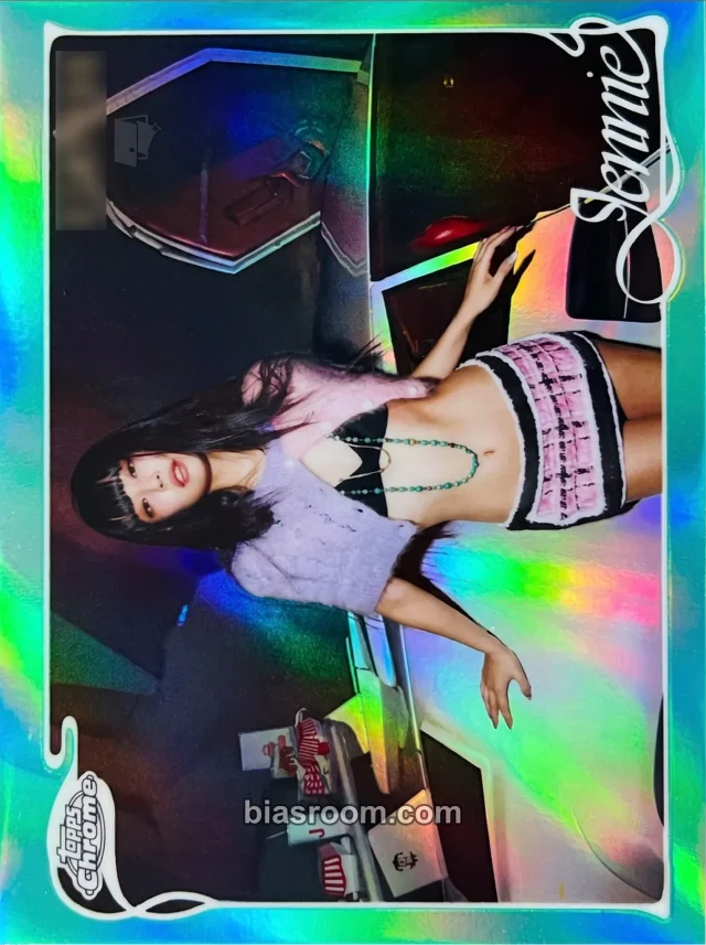Jennie BLACKPINK 2026 Topps Chrome® x Jennie K-pop photocard