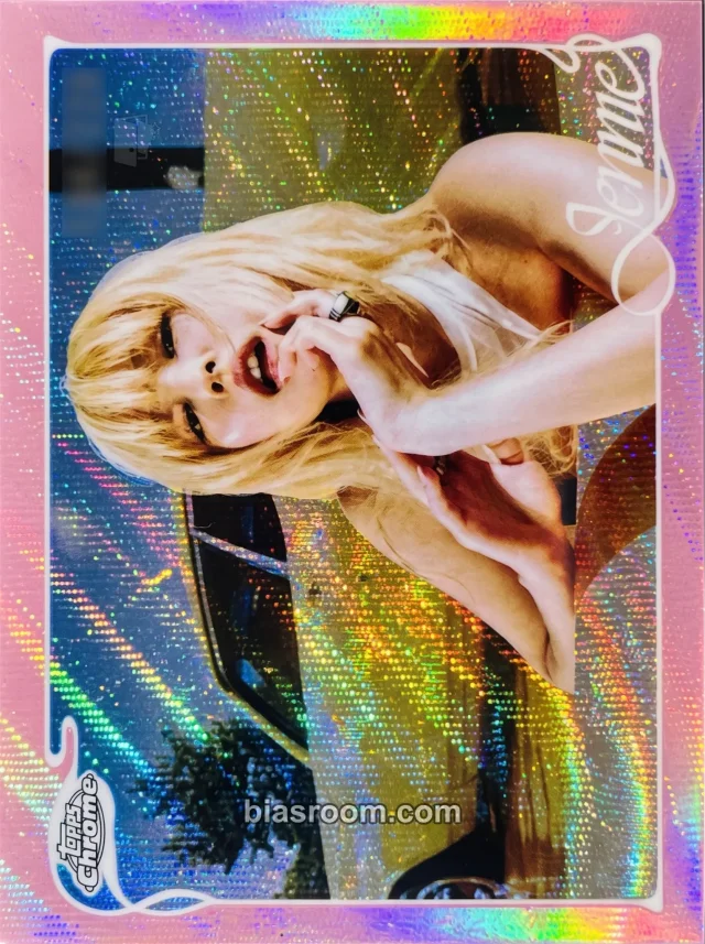 Jennie BLACKPINK 2026 Topps Chrome® x Jennie K-pop photocard