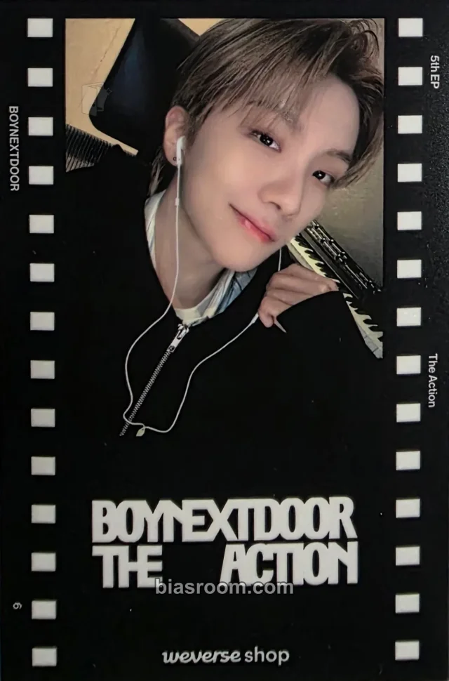 Woonhak BOYNEXTDOOR The Action K-pop photocard