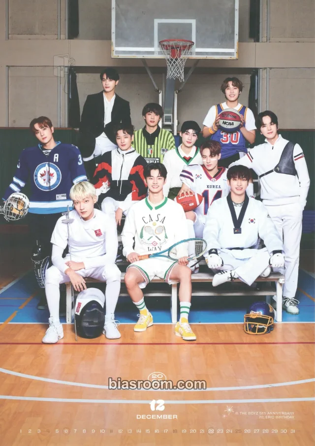 THE BOYZ 2022 SEASON'S GREETINGS [ATHLETE CLUB] K-pop photocard