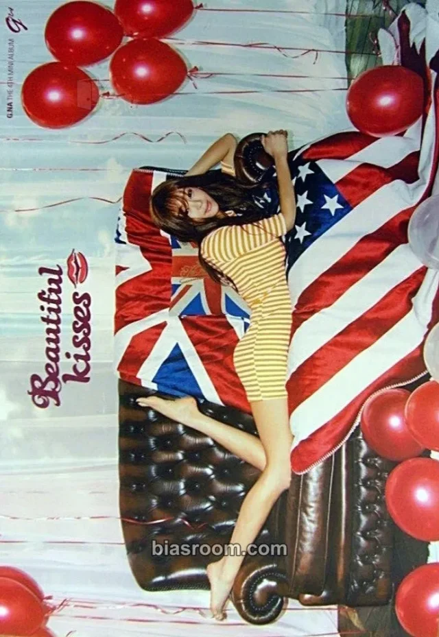 Photocard K-pop di G.NA G.NA Beautiful Kisses