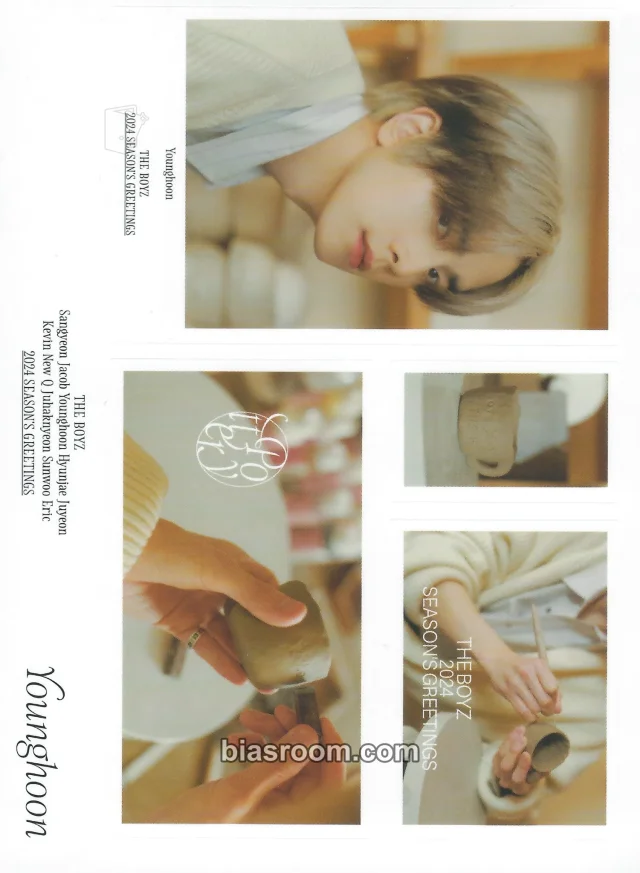 Younghoon THE BOYZ 2024 SEASON'S GREETINGS [POTTERY] K-pop photocard