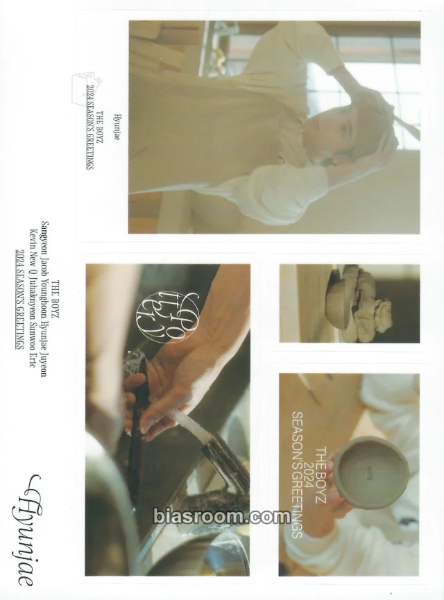 Hyunjae THE BOYZ 2024 SEASON'S GREETINGS [POTTERY] K-pop photocard