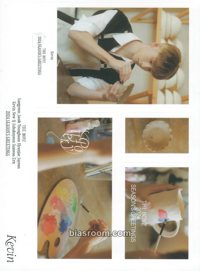 Kevin THE BOYZ 2024 SEASON'S GREETINGS [POTTERY] K-pop photocard