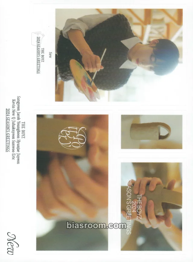New THE BOYZ 2024 SEASON'S GREETINGS [POTTERY] K-pop photocard