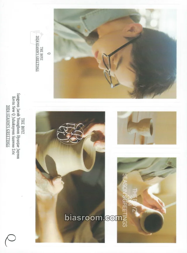 Q THE BOYZ 2024 SEASON'S GREETINGS [POTTERY] K-pop photocard
