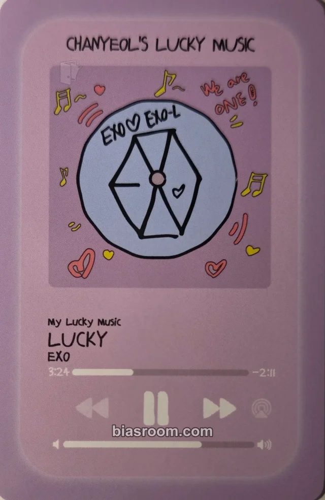 Chanyeol EXO EXO's 13th Debut Anniversary MD K-pop photocard