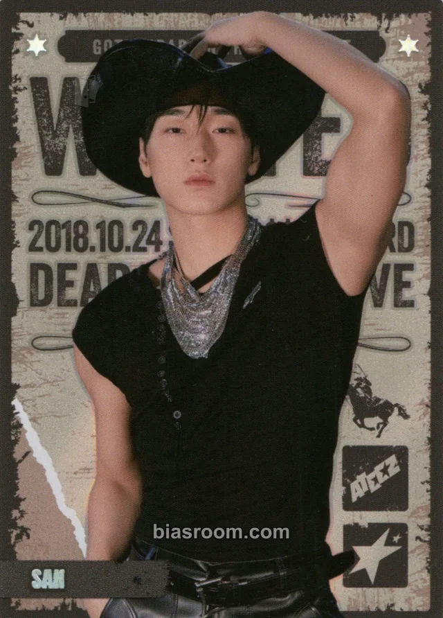 San ATEEZ MIIMCA × ATEEZ K-pop photocard