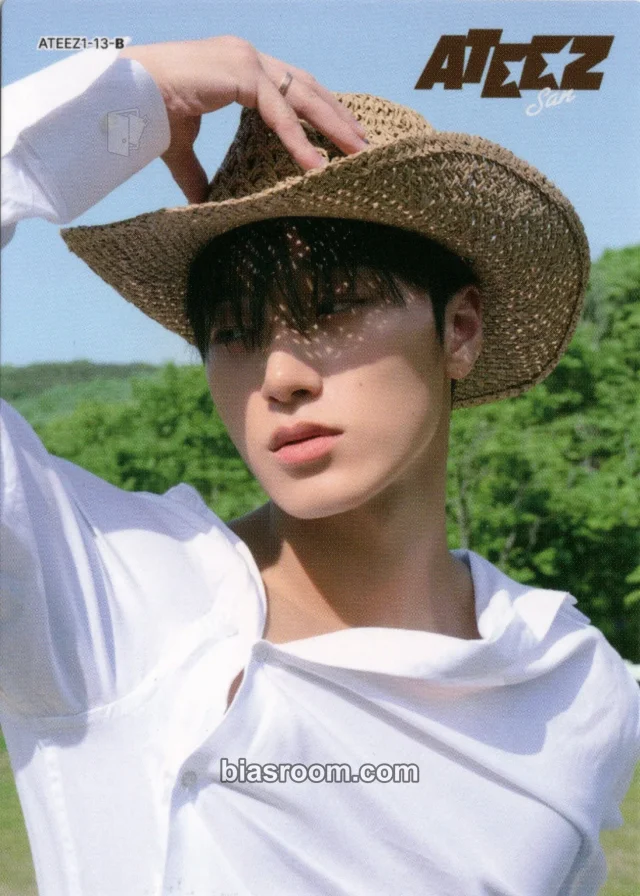 San ATEEZ MIIMCA × ATEEZ K-pop photocard