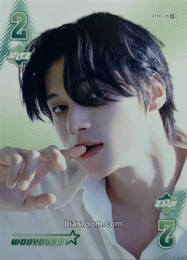Photocard K-pop di Wooyoung ATEEZ MIIMCA × ATEEZ
