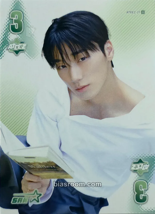 San ATEEZ MIIMCA × ATEEZ K-pop photocard