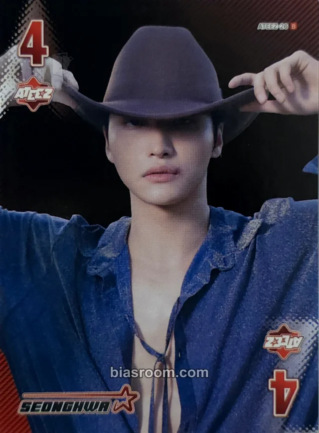 Photocard K-pop Seonghwa ATEEZ MIIMCA × ATEEZ