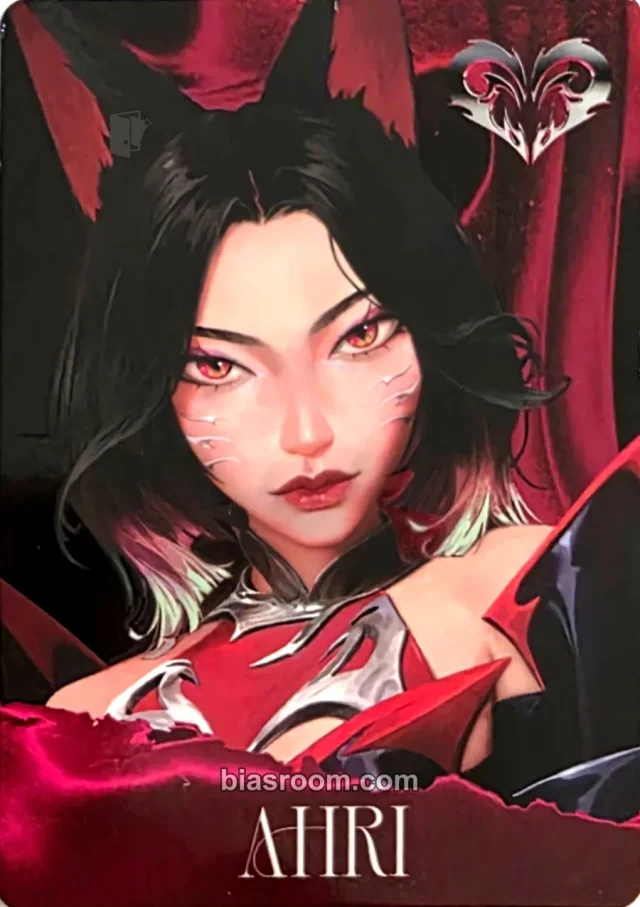 Ahri K/DA FIRESTARTER K-pop photocard