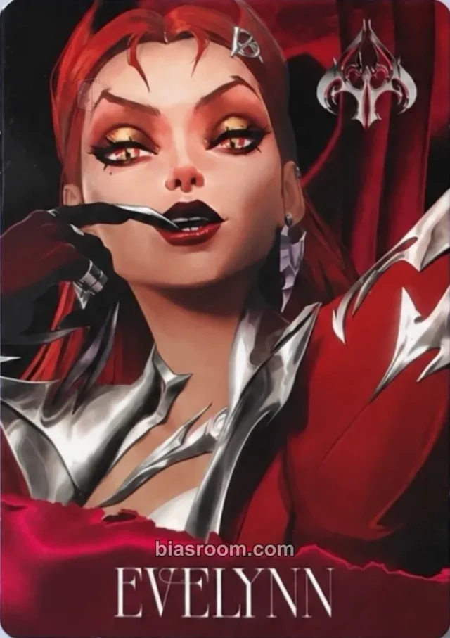 Evelynn K/DA FIRESTARTER K-pop photocard