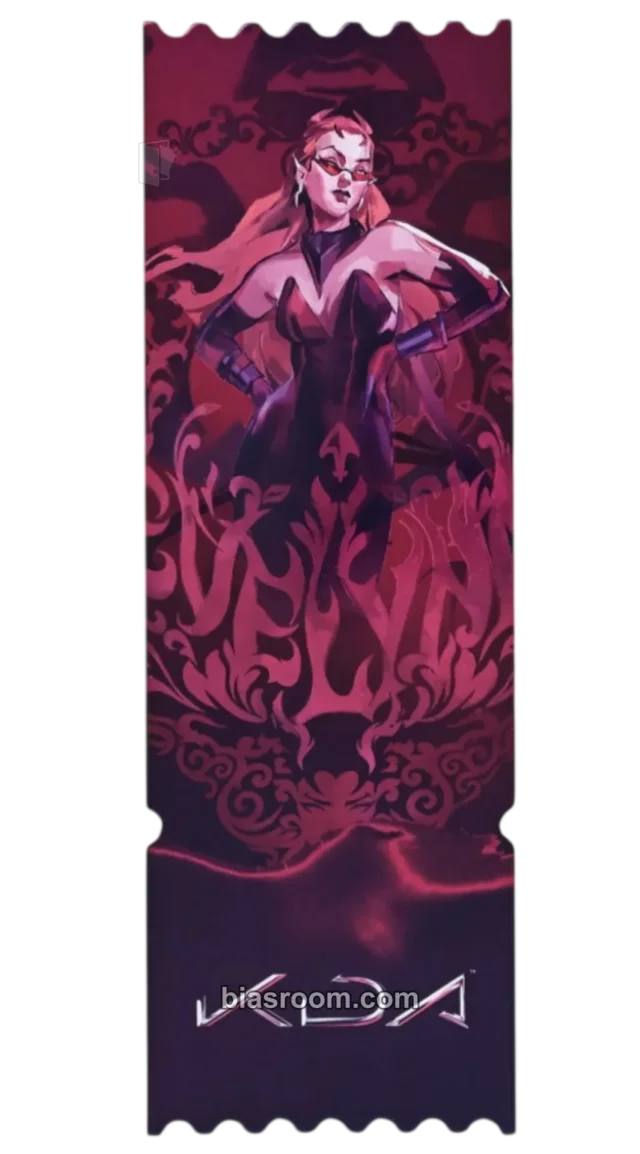Evelynn K/DA K/DA BLADES Fired Up Official Fan Kit K-pop photocard