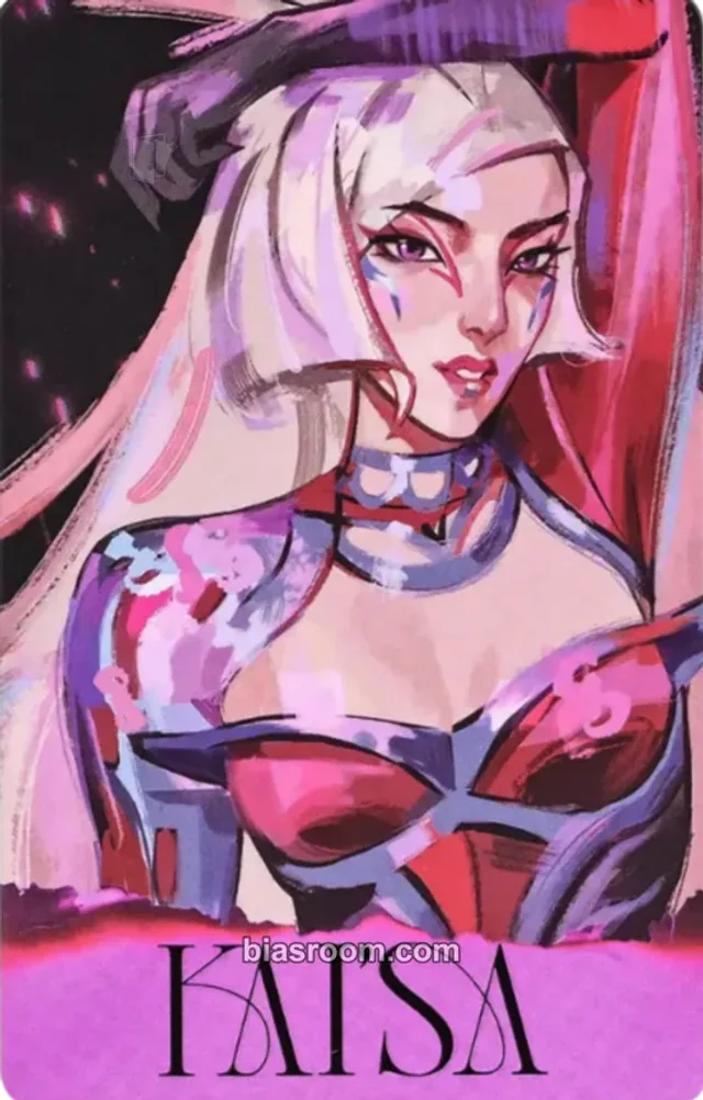 Kai'Sa K/DA K/DA BLADES Fired Up Official Fan Kit K-pop photocard