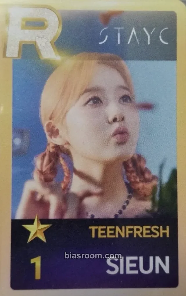 Sieun STAYC TEENFRESH World Tour K-pop photocard