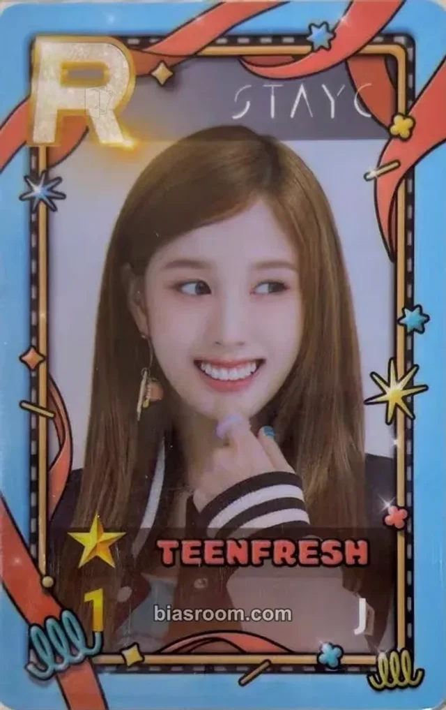 J STAYC TEENFRESH World Tour K-pop photocard