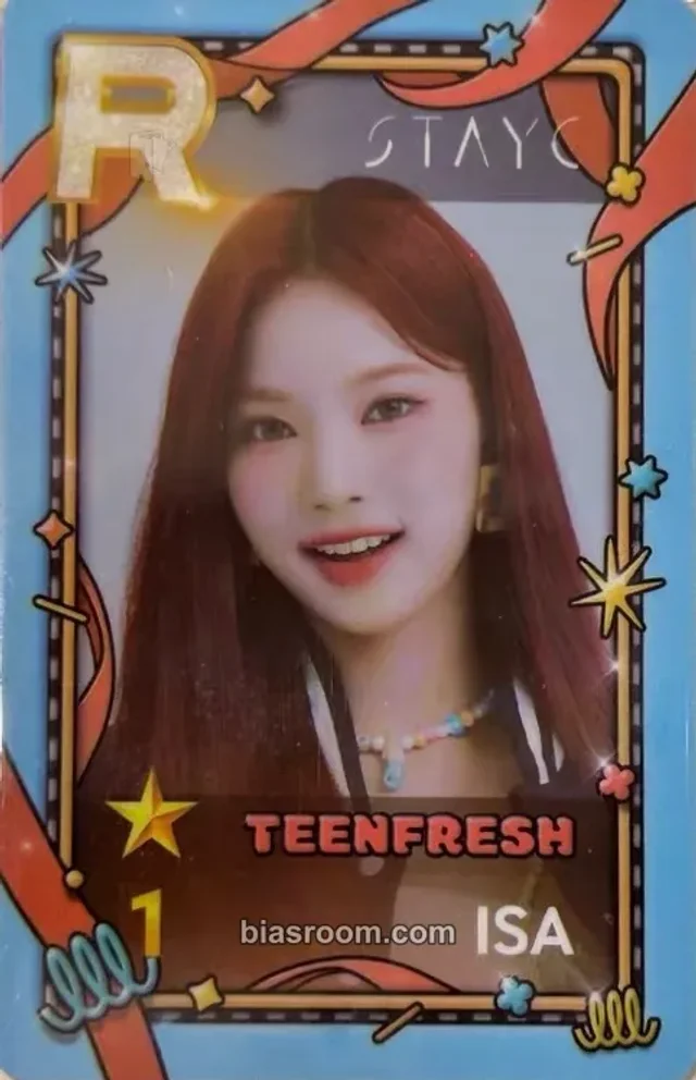 Isa STAYC TEENFRESH World Tour K-pop photocard