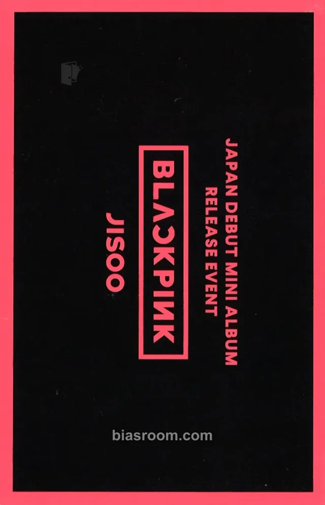 Jisoo BLACKPINK BLACKPINK (JP Ver.) K-pop photocard