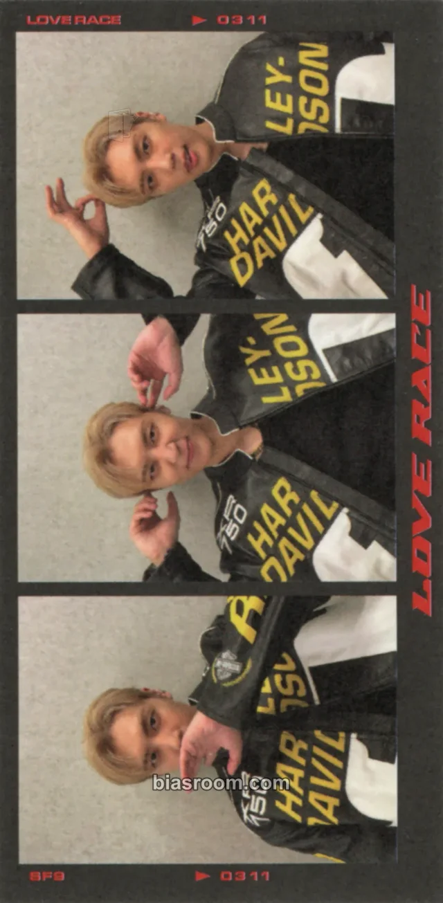Photocard K-pop de Jaeyoon SF9 LOVE RACE