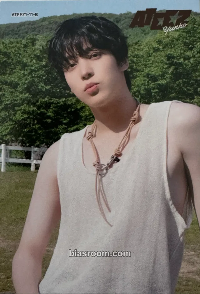 Photocard K-pop de Yunho ATEEZ MIIMCA × ATEEZ