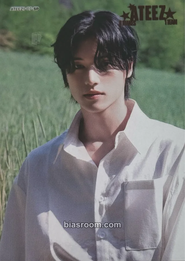 Photocard K-pop de Wooyoung ATEEZ MIIMCA × ATEEZ