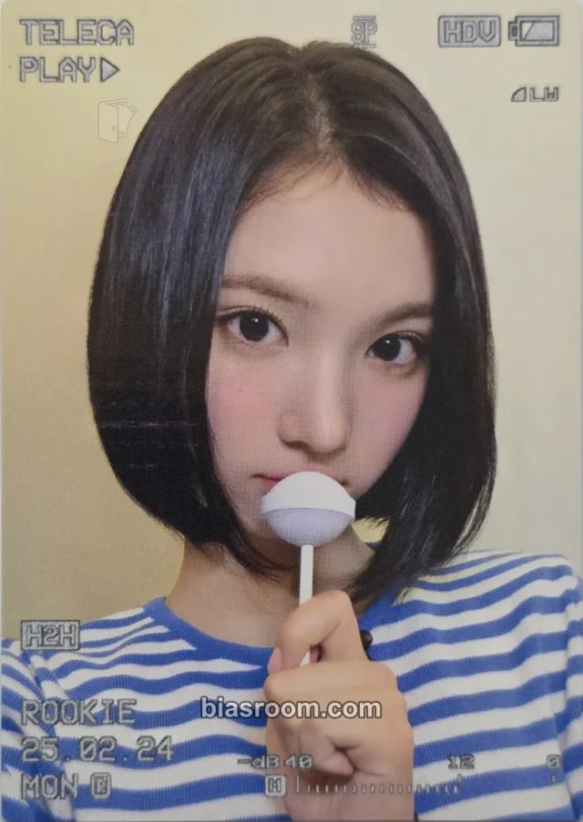 Jiwoo Hearts2Hearts TELECA 2025 K-pop photocard