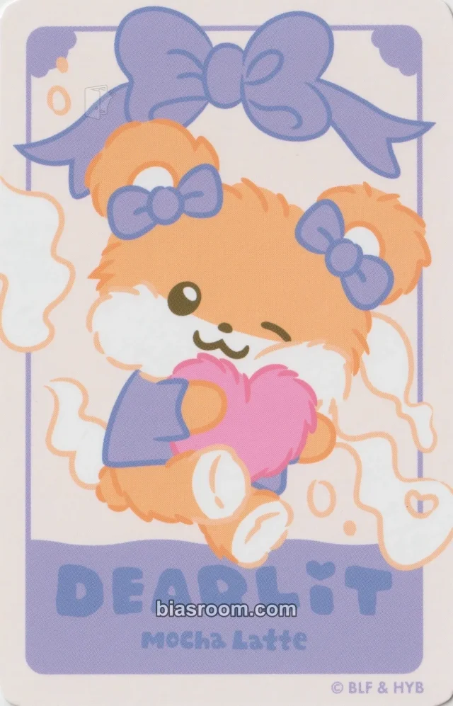 Photocard K-pop Moka ILLIT ILLIT Official Character - “DEARLIT” Pop-Up