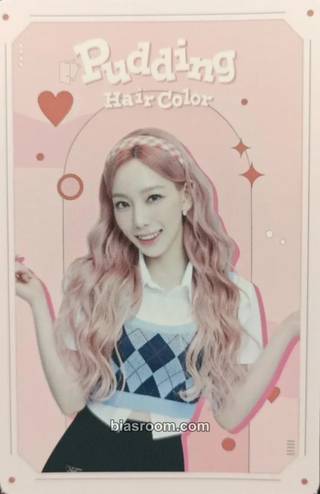 Taeyeon Taeyeon Pudding Hair Dye K-pop photocard