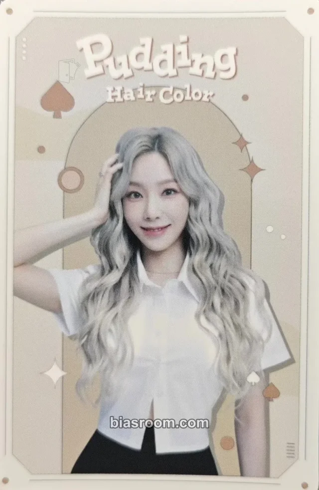 Taeyeon Taeyeon Pudding Hair Dye K-pop photocard