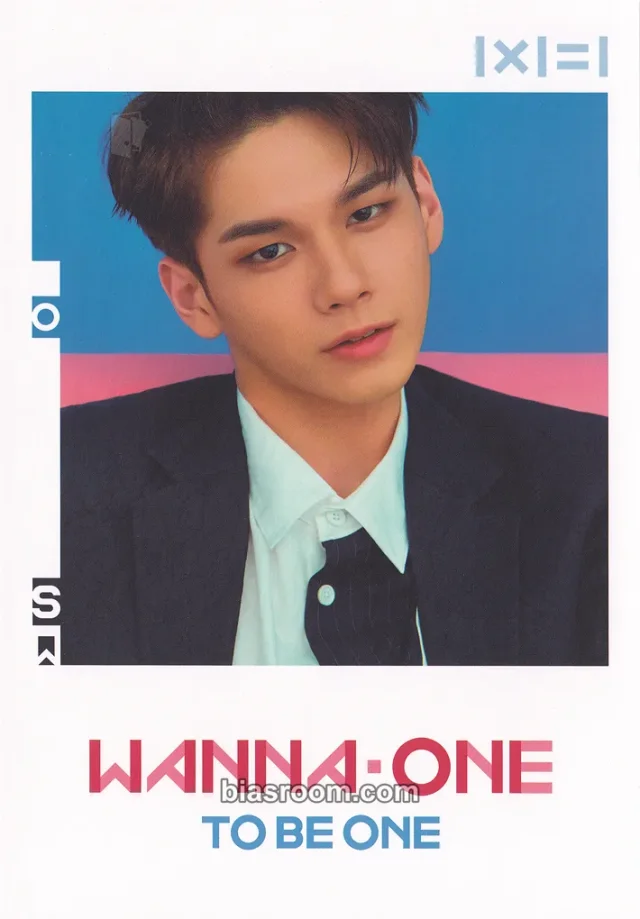 Seongwu Wanna One Premier Show-Con K-pop photocard