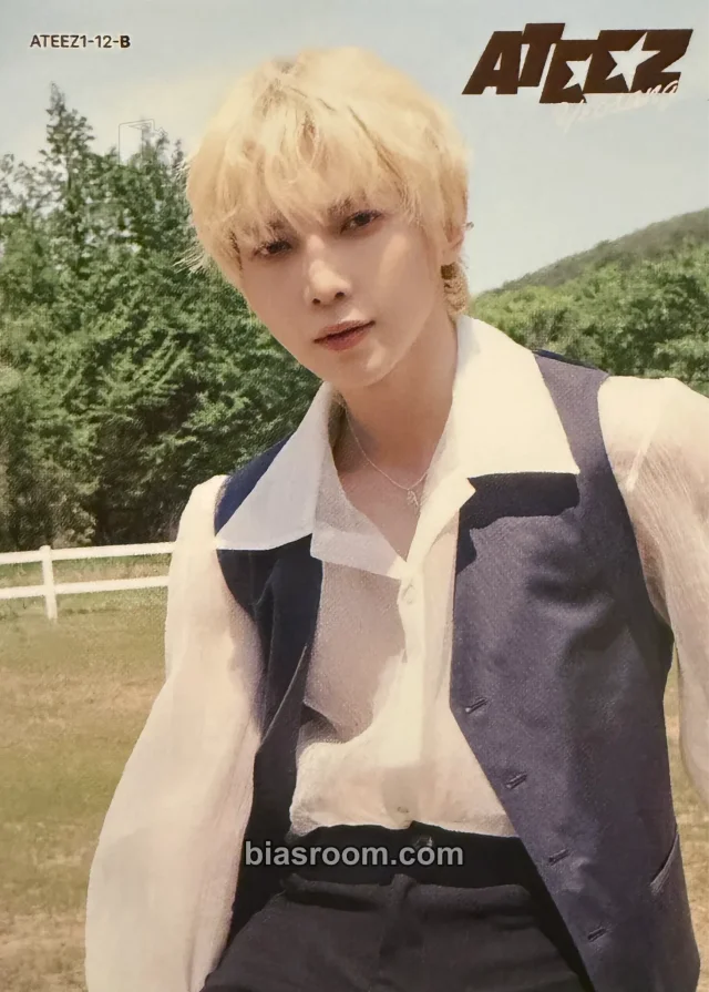 Photocard K-pop de Yeosang ATEEZ MIIMCA × ATEEZ
