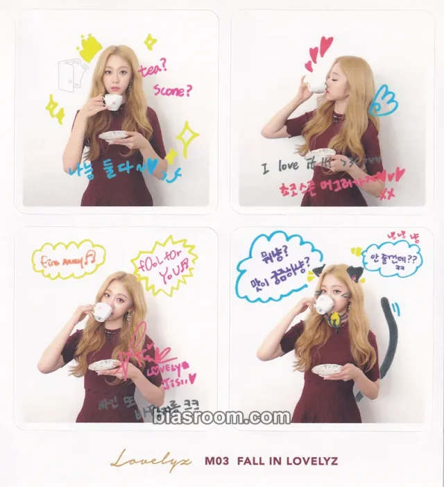 Jisoo Lovelyz Fall in Lovelyz K-pop photocard