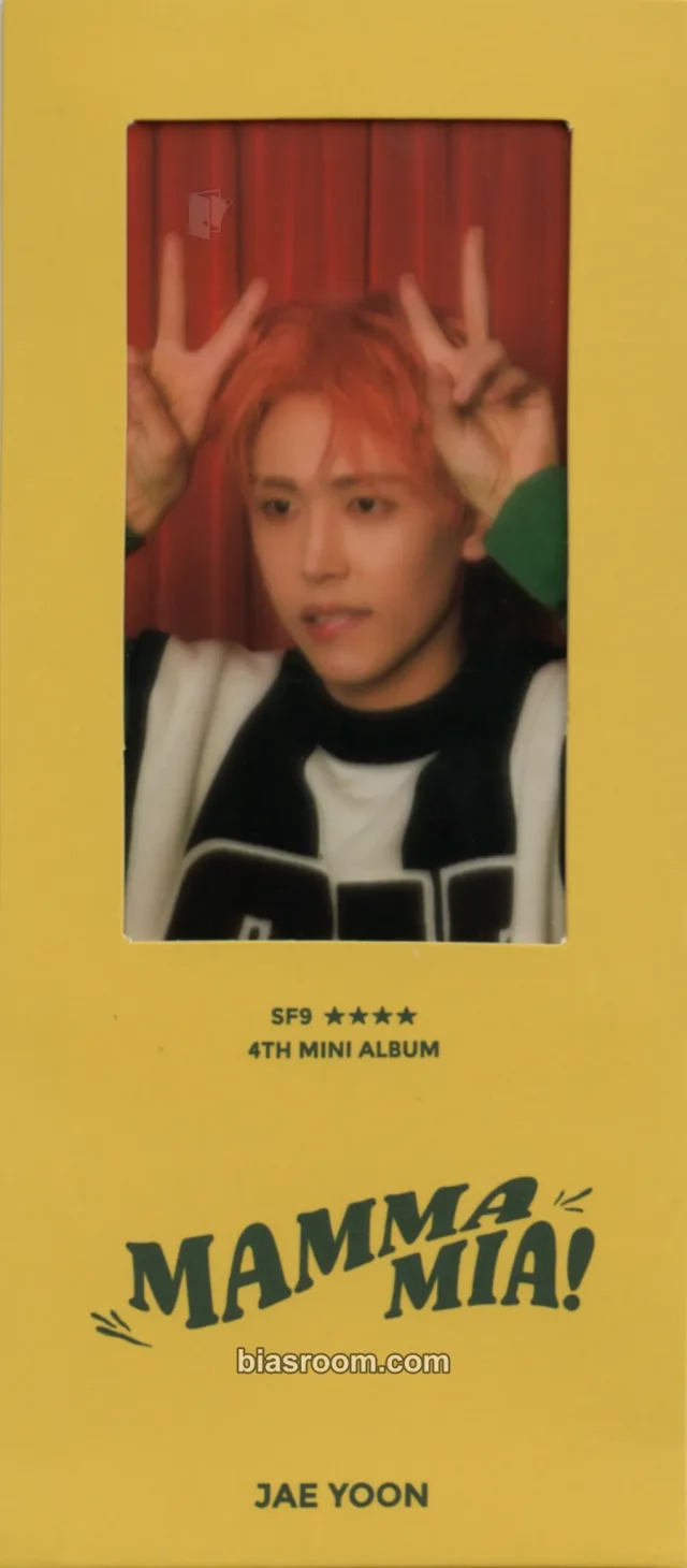 Jaeyoon SF9 MAMMA MIA! K-pop Photocard