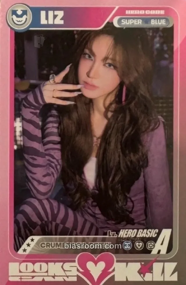 Liz IVE Looks Can Kill K-pop photocard