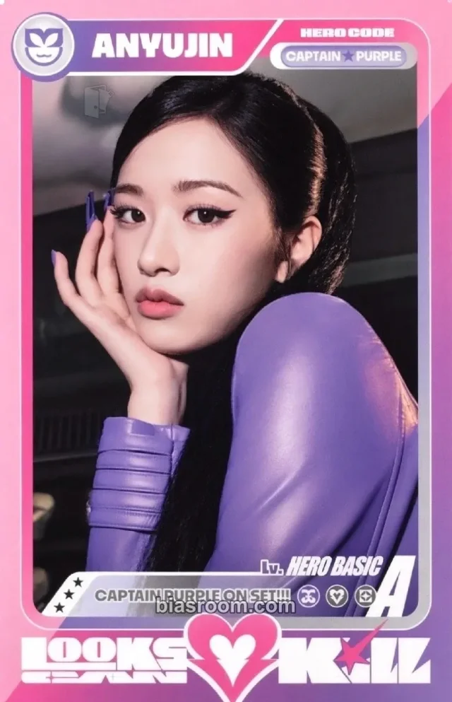 Yujin IVE Looks Can Kill K-pop photocard